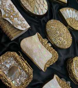 Porte-monnaie en métal gaufré fabriqué à la main sur mesure finition métallique idéal pour les magasins d'accessoires de mode pour la revente - Product Image 5