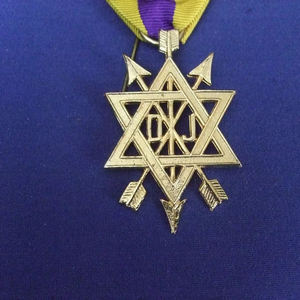 Masónico RCC KHS Comandante Pecho Joya Hecho a Medida Tradicional Rojo Negro Cruz Constantino Regalia Alta Calidad Ronpex - Product Image 2