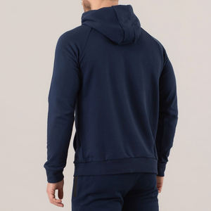 Venta al por mayor sudaderas con capucha de logotipo personalizado para hombres 100% algodón 500 GSM diseño de hombro caído de peso pesado con serigrafía para el invierno - Product Image 2