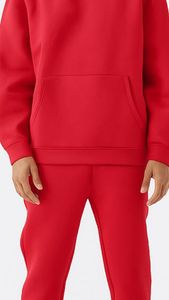 Ensemble de survêtement à capuche pour homme, coupe classique, 100% coton, léger, respirant, streetwear d'hiver, uni - Product Image 3