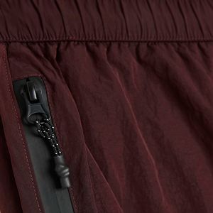 Short de bain irisé en Nylon Polyamide, coupe classique, avec poches latérales, taille élastique, rouge, coupe classique, 100% - Product Image 6