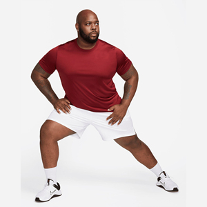 Vente en gros personnalisé Muscle Slim Fit T-shirt blanc uni Basic Drifit Tshirt Hommes - Product Image 5