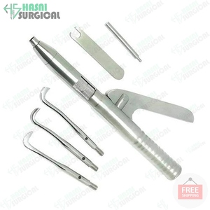 Pistolet de retrait automatique de couronnes dentaires orthodontiques, ensemble complet, pistolet de retrait de couronnes et bridges, en acier inoxydable, approuvé CE - Product Image 2