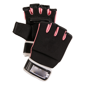 Gants de MMA en cuir avec fermeture à crochets et boucles, design demi-doigts, gants de boxe pour l'entraînement à domicile - Product Image 4