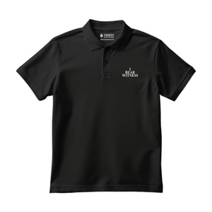 เสื้อโปโล I Bear Witness Shahada ระบายอากาศได้ดี ผ้าฝ้าย 100% ลายปักแบบเรียบ คุณภาพสูง ผลิตตามแบบ ODM ไซส์ XL ถึง 6XL สำหรับเล่นกอล์ฟ - Product Image 1