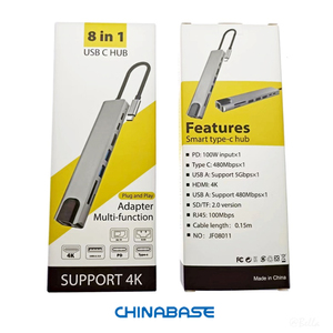 Hub <span class=keywords><strong>USB</strong></span> C 8 en 1 Tipo C 3.1 <span class=keywords><strong>a</strong></span> <span class=keywords><strong>Adaptador</strong></span> <span class=keywords><strong>HDMI</strong></span> 4K, Lector de Tarjetas SD/TF, Carga Rápida PD <span class=keywords><strong>para</strong></span> <span class=keywords><strong>Macbook</strong></span> <span class=keywords><strong>Air</strong></span> - Product Image 6