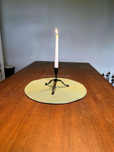 Best Wrought Iron Candle Holder for <b>Tall</b> Candles Christmas Occasion Forget Standing Type Candle Holders - Product Image 3