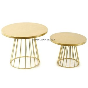 ชุดที่วางเค้กโลหะเกรดพรีเมี่ยม2ชิ้นสำหรับงานแต่งงานและปาร์ตี้จากอินเดีย - Product Image 1