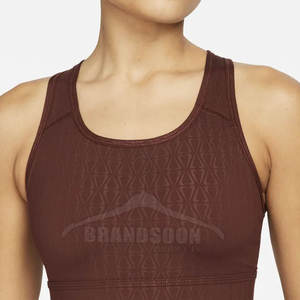 Sujetador Deportivo Transpirable Personalizado para Mujer, Talla Grande, con Soporte Medio, Tirantes Halter, Material Spandex/Poliéster, para Primavera/Verano - Product Image 3