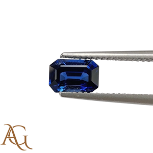 Natural <b>Blue</b> <b>Sapphire</b> Octagon Emerald Rectangle cut shape Faceted Loose Gemstone For Jewelry Precious Certified - Product Image 1