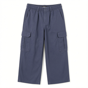 Pantalones Cargo de Cintura Alta y Pierna Ancha para Mujer, Corte Holgado, Estilo Urbano, Multibolsillos, Transpirables, Mezcla de Algodón, Casuales y Elegantes - Product Image 2