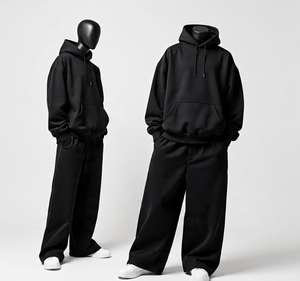 Conjunto Deportivo de Dos Piezas de Felpa de Algodón Premium para Hombre, Hecho a Medida, 2026, en Venta en Línea - Product Image 5