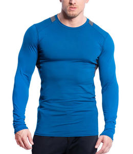 Camiseta de manga larga de compresión para hombre, camiseta de entrenamiento de gimnasio, camiseta de entrenamiento, capa Base de Fitness para deportes, ropa para correr - Product Image 2