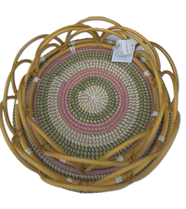 ถาดสานจากฟางข้าวผสมกับหวายโดยบริษัทฮิเอน ลวง - Product Image 3