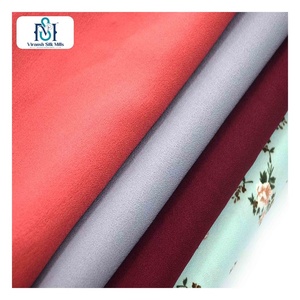 Shaoxing fábrica textil profesional personalizado 100 poliéster Spandex musgo crepé tela para ropa - Product Image 1
