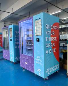 Wholesale Stock Interactive Frozen Vending Machine for Beverages Drinks Touchscreen Multiple Payment Options Remote Monitoring - Product Image 2