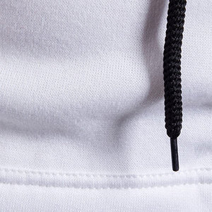 เสื้อฮู้ดผ้าฟลีซสำหรับผู้ชาย, เสื้อฮู้ดผ้าฟลีซผ้าฝ้าย100% และชุดวิ่งออกกำลังกายเรียกเหงื่อจากปากีสถานพิมพ์ลายแบบสวมหัวไซส์ใหญ่พิเศษ - Product Image 4