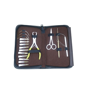 Kit d'outils d'extension de cheveux personnalisés de haute qualité Petite pince à ciseaux exceptionnelle avec pinces à outils à boucle pour une utilisation en salon Achat parfait - Product Image 1