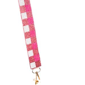 Correa de bolso bordado con cuentas de moda para bolsos de diseñador Diseño de cuentas de semillas Bordado Monedero y correa de bolso Trabajo con cuentas - Product Image 1