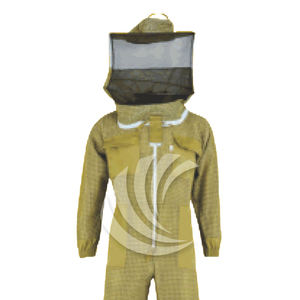 ชุดเลี้ยงผึ้งพร้อมผ้าตาข่ายป้องกันการถูกต่อย ดีไซน์น้ำหนักเบาเพื่อความปลอดภัยและสวมใส่สบาย - Product Image 4