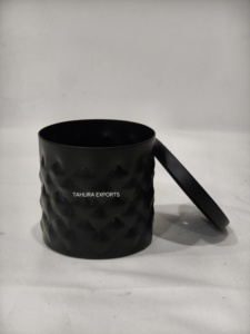 Fresh Arrival Storage Jars All Customized Colors Available Tabletop <b>Container</b> Handmade Attractive Iron Round <b>Box</b> Storage <b>Box</b> Use - Product Image 5