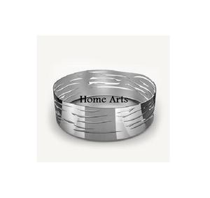 Nuevo diseño Utensilios de cocina Cuenco para servir alimentos Cuenco para servir chocolate de color plateado de acero inoxidable de Home Arts - Product Image 1