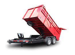 Hydraulic Four-<b>Wheel</b> <b>Trailer</b> With Automatic Features Left 4 Tires for Farm and Construction Core Components Included - Product Image 3