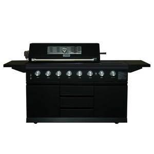 Cuisine extérieure Hyxion avec revêtement en poudre noire, barbecue à <span class=keywords><strong>gaz</strong></span> 6B - Product Image 1