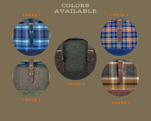 Stylish Leather & Canvas <b>Lunch</b> <b>Bag</b> Lightweight Insulated Tote Portable Cooler <b>Bag</b> <b>for</b> <b>Kids</b> 2 Persons Outdoor Use CLB-0069 - Product Image 4