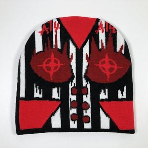 Latest Design Breathable 100% Cotton Fleece <b>Fabric</b> <b>Waterproof</b> Unisex Beanie Caps 3D Embroidery Custom Logo for Professional - Product Image 2