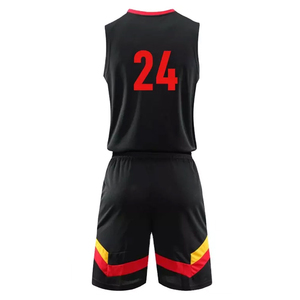 Custom 100% Polyester Anti-UV Moisture-Wicking Quick Dry Anti-Bacterial Sleeveless Basketball Uniform Sets Breathable High - Product Image 2