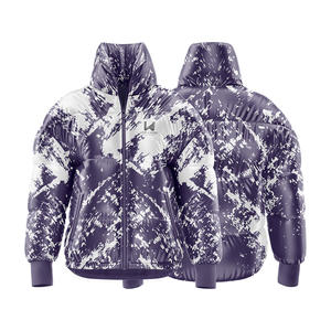 W4G léger impression personnalisée unisexe doudoune confortable Durable matelassé coupe-vent haute qualité vêtements d'extérieur d'hiver hors taxes - Product Image 1