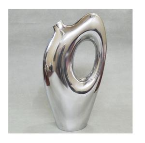 Ajoutez un charme sophistiqué avec des vases floraux en nickel argenté martelé pour une décoration de table élégante pour la maison et le mariage - Product Image 6