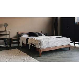 Cama minimalista de madera de teca Indonesia - Product Image 2