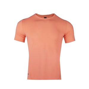 2023 camisetas deportivas de secado rápido para hombres, camisetas de manga corta para Fitness, gimnasio, correr, cuello transpirable, patrón sólido, ropa deportiva de secado rápido - Product Image 5