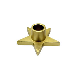 Design Simple Bougeoir Cône En Métal Argent Fini Pour La Maison De Mariage De Noël Décoration De Table En Gros En Vrac - Product Image 3