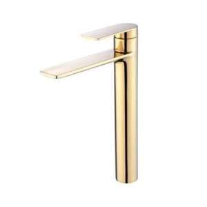 Robinet de lavabo à levier unique de luxe à friction en laiton finition PVD doré FR01029 projet d'hôtel OEM en gros - Product Image 5