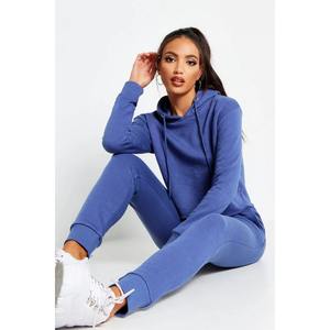 Conjuntos Deportivos de Algodón 100%, Conjuntos de Sudadera con Cremallera y Pantalones Jogger con Logotipo Personalizado, Ropa Deportiva para Gimnasio, Conjuntos para Correr para Mujer - Product Image 4