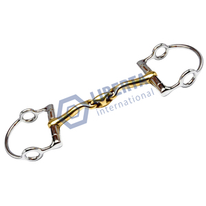 D Dee Anneau Running Gag 12.5cm 13.5cm 14cm 15cm 16cm Cheval Bit Cheltenham Gag Équestre Liberta international - Product Image 1