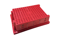 Bacs de palettes robustes, empilables, emboîtables et recyclables, caisses à légumes ventilées, bacs à poisson en plastique HDPE maillé, cordes d'emballage