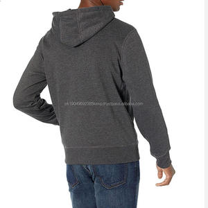 Sweat à capuche zippé ample en coton de haute qualité, lourd, surdimensionné, à double fermeture éclair, sweat à capuche personnalisé à fermeture éclair intégrale pour hommes - Product Image 3