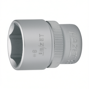 Hazet 3/8'' 6-Point Square <b>Socket</b> with Traction Profile and Knurling - Product Image 2