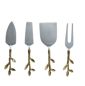 Juego de cuchillos de queso de metal de acero inoxidable Cuchillos de queso de metal Cuchillos de mantequilla de restaurante y hotel - Product Image 1