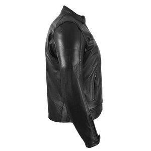 Veste d'hiver en cuir à logo personnalisé pour hommes de qualité supérieure coupe ajustée nouveau style 100% vêtements chauds originaux vestes en cuir - Product Image 6