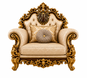 Juego de Muebles de Sala de Estar de Madera de Teca de Lujo Estilo Castillo, Tallado a Mano, Fabricante y Exportador de Muebles de Sofá Reales para Hogares en EE. UU. - Product Image 4