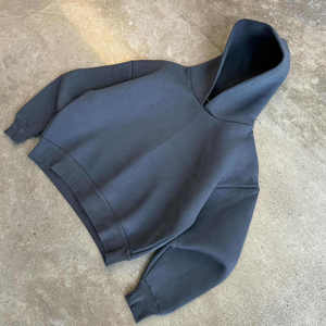 Survêtements d'hiver respirants en coton 100% 470 GSM, streetwear surdimensionné, imprimé léopard, sweats à capuche en polaire, pantalons de survêtement évasés, baggy pour hommes - Product Image 3