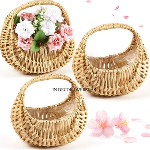 Gorgeous Look Luxurious Quality Rattan Made Stylish Fancy Designer Set Of 3 Wedding <b>Gift</b> <b>Basket</b> Accessories In Impressive Price - Product Image 1