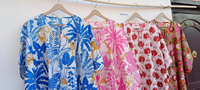 Vente en gros Caftan en coton Caftan indien à fleurs Long Caftan Robe pour les mamans Vêtements de nuit pour la plage Vêtements d'été Caftan