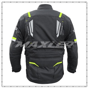 Veste de moto en Cordura personnalisée, design original, respirante, manches longues, équipement de protection textile pour adultes - Product Image 3