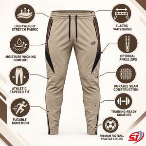 Pantalones de Entrenamiento de Fútbol Personalizados para Hombre, Ligeros, Elásticos, de Secado Rápido, con Cordón Ajustable, Cintura Media, para Verano - Product Image 4